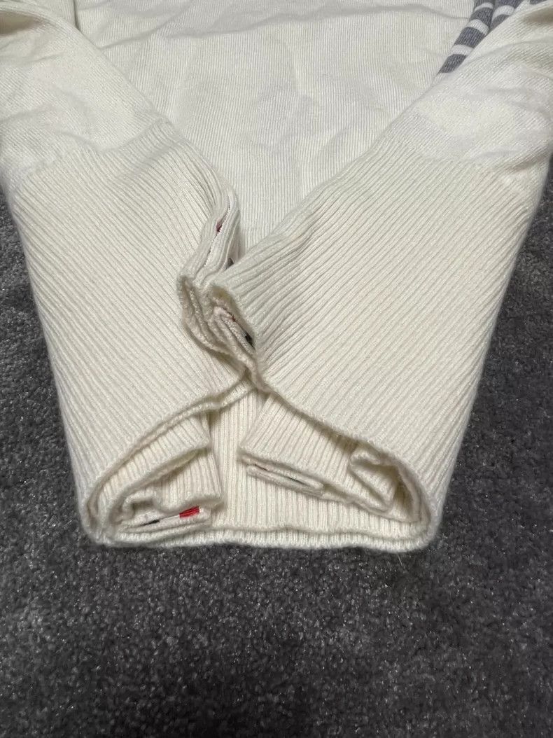 Thom Browne Thom Browne White Cashmere Knit Sweater-dmc Size US M / EU 48-50 / 2 - 3 Thumbnail