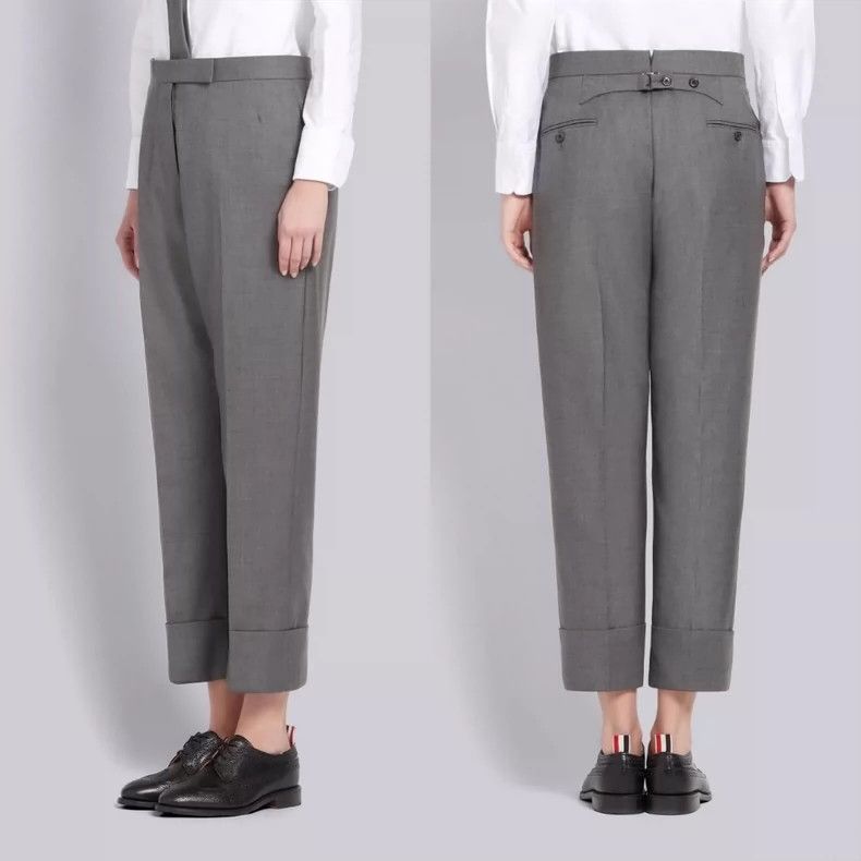 Thom Browne Gray Trousers by Thom Browne for Women-dmc Size US 31 - 7 Thumbnail