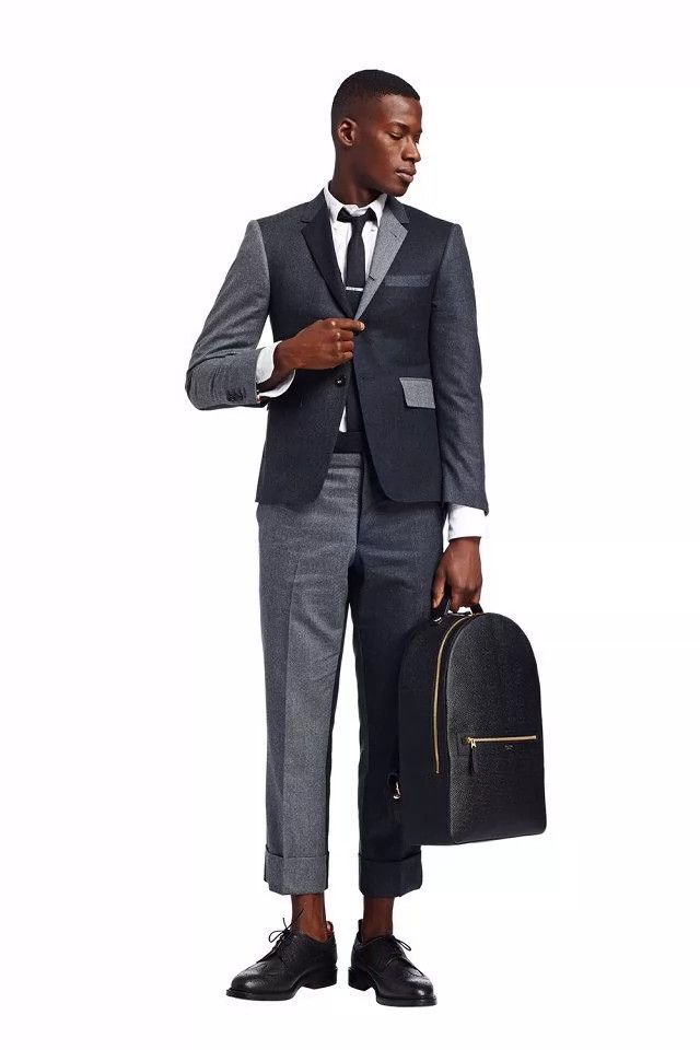 Thom Browne Thom Browne Color-Block Wool Trousers-dmc Size US 30 / EU 46 - 2 Thumbnail
