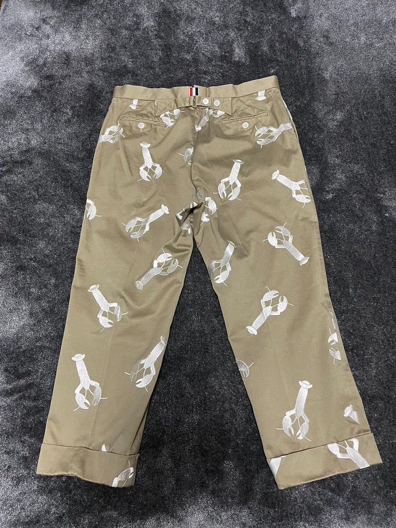 Thom Browne Thom Browne Embroidered Khaki Pants-dmc Size US 34 / EU 50 - 7 Thumbnail