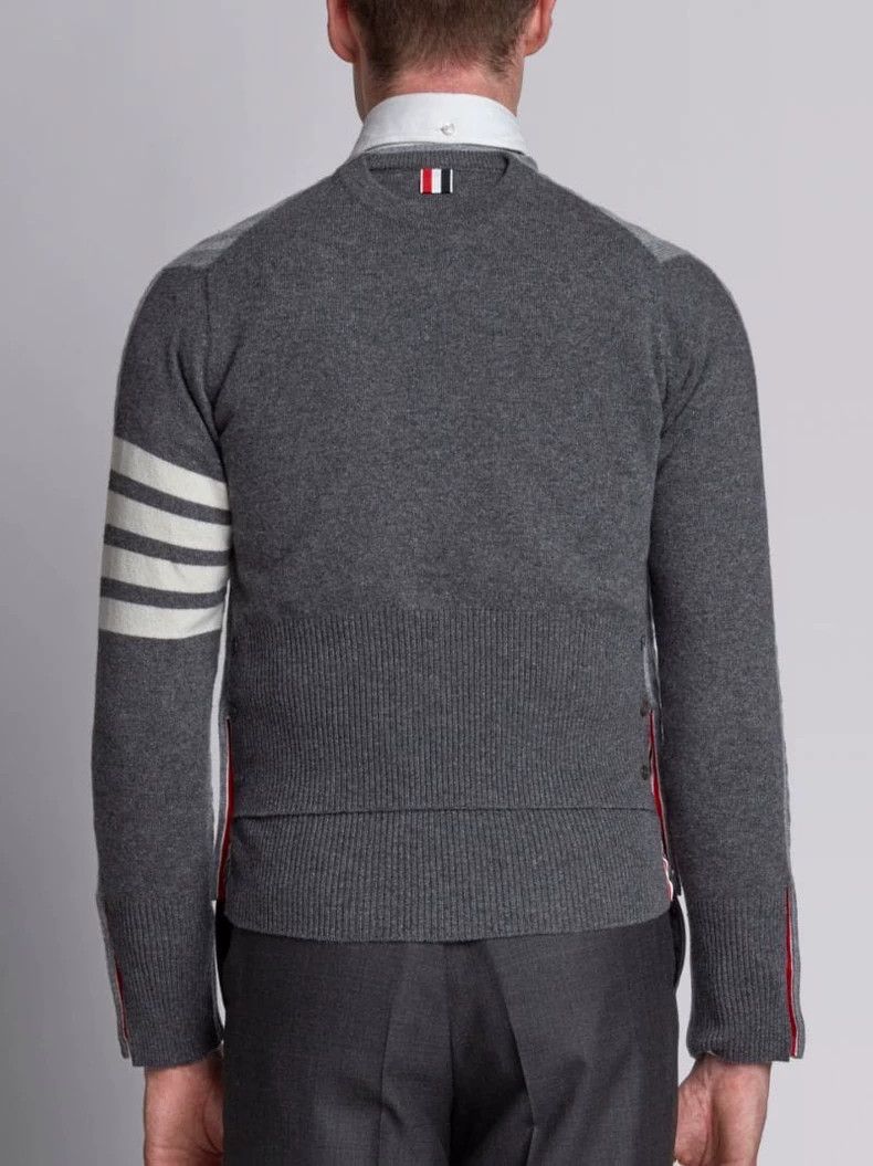 Thom Browne Thom Browne Cashmere Illusion Sweater-dmc Size US XL / EU 56 / 4 - 7 Thumbnail