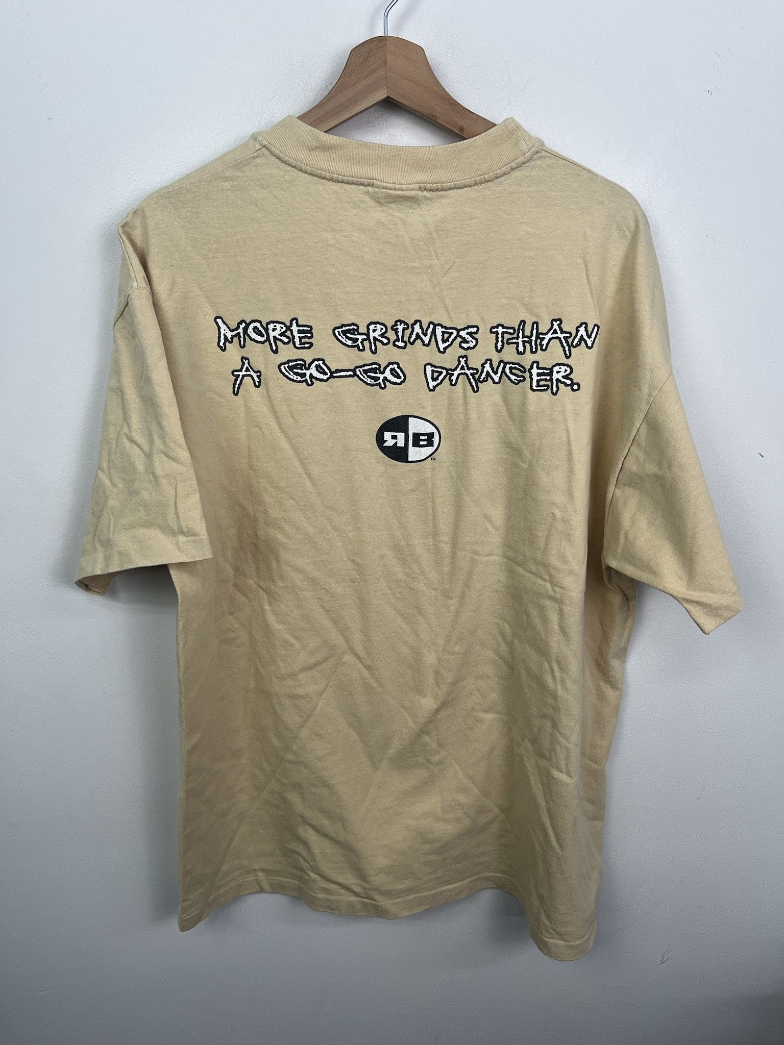 JNCO Vintage 1990s Rollerblading Single Stitch More Grinds Tee Shirt Size XL Size US XL / EU 56 / 4 - 4 Thumbnail