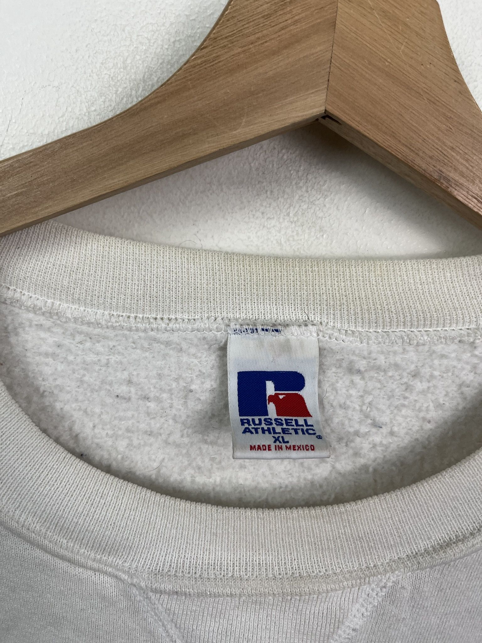 Russell Athletic Vintage 1990s Russell Athletic Blank White Crewneck Size XL Size US XL / EU 56 / 4 - 2 Thumbnail