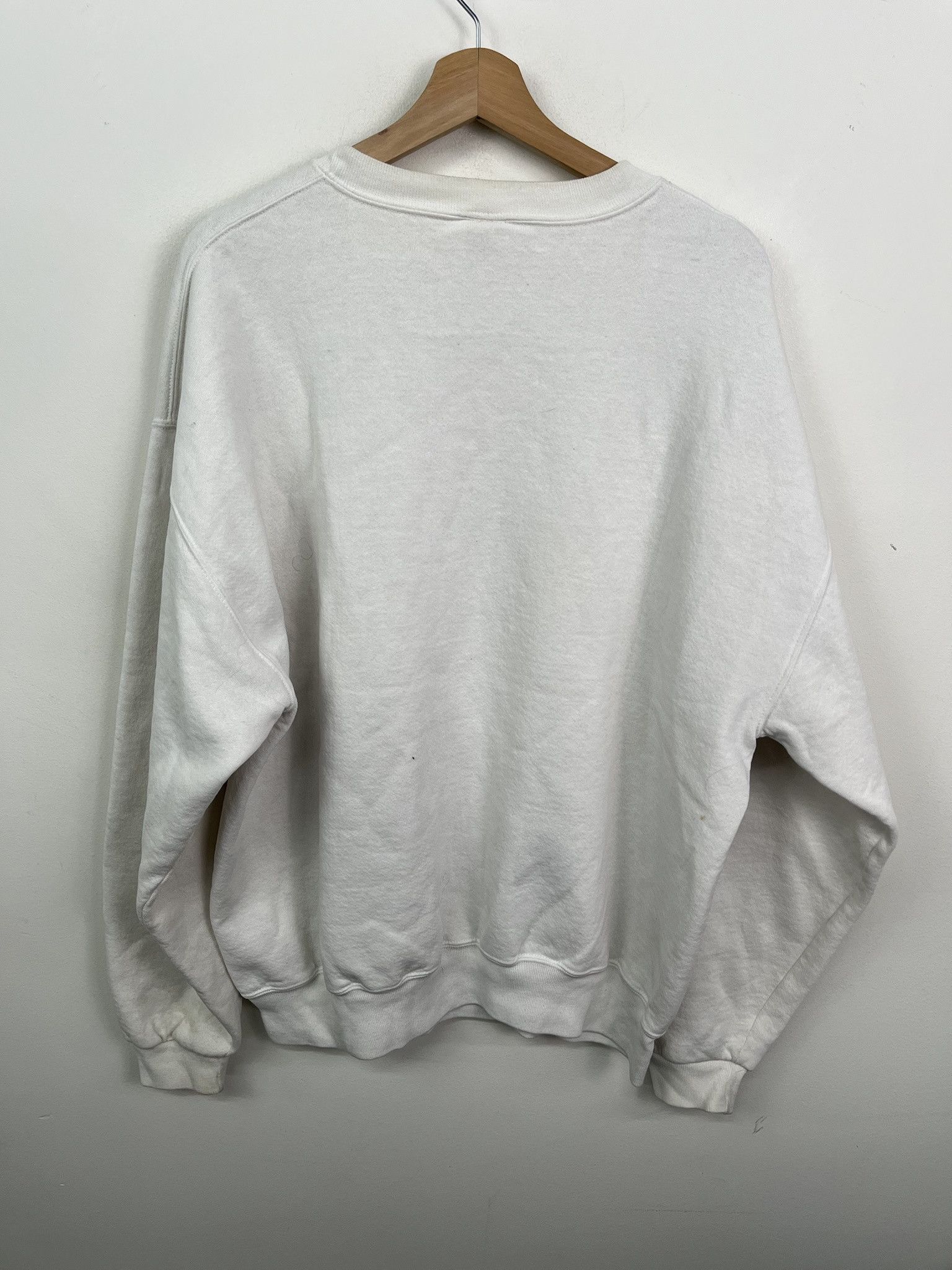 Russell Athletic Vintage 1990s Russell Athletic Blank White Crewneck Size XL Size US XL / EU 56 / 4 - 4 Thumbnail