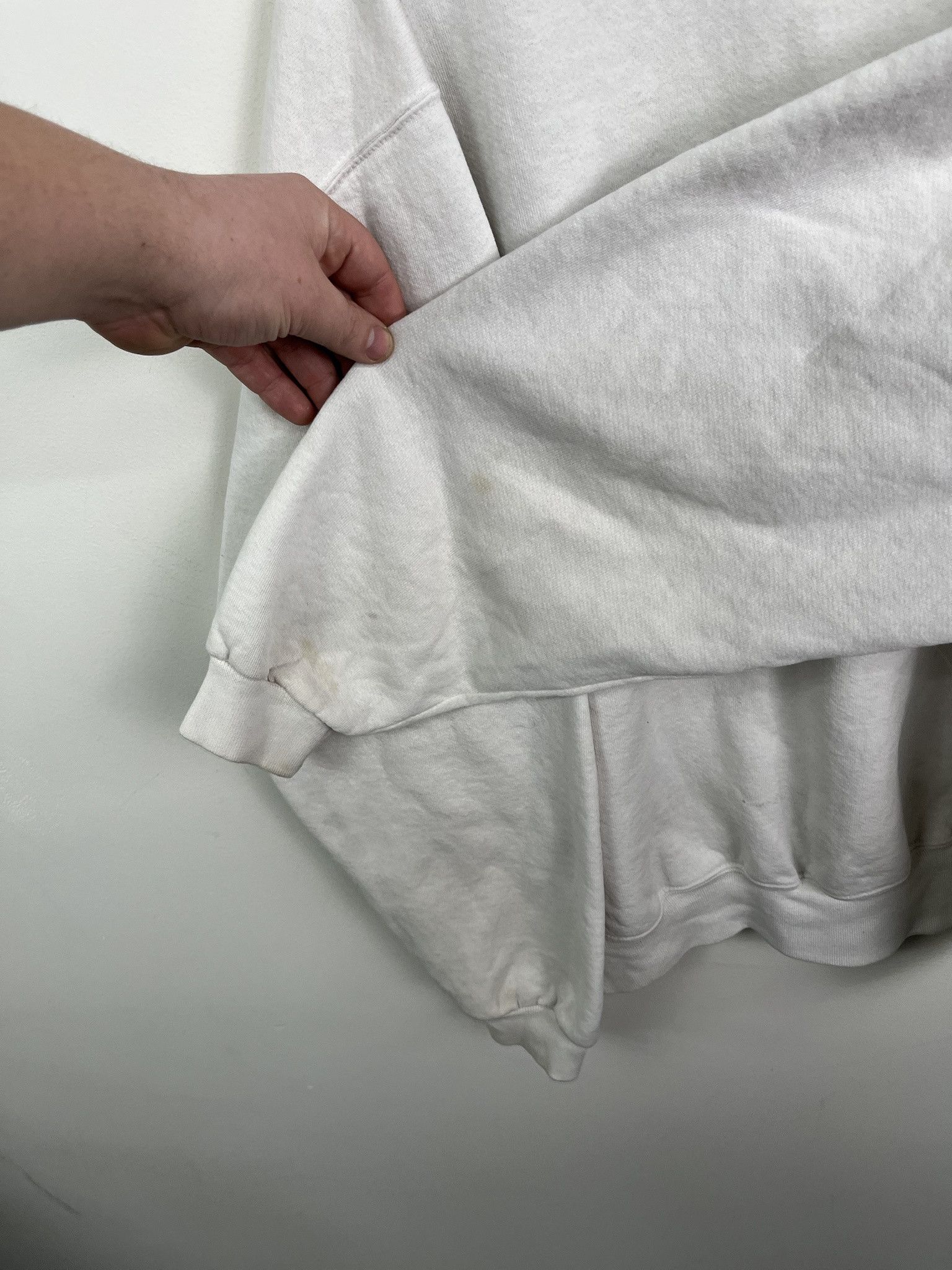 Russell Athletic Vintage 1990s Russell Athletic Blank White Crewneck Size XL Size US XL / EU 56 / 4 - 3 Thumbnail