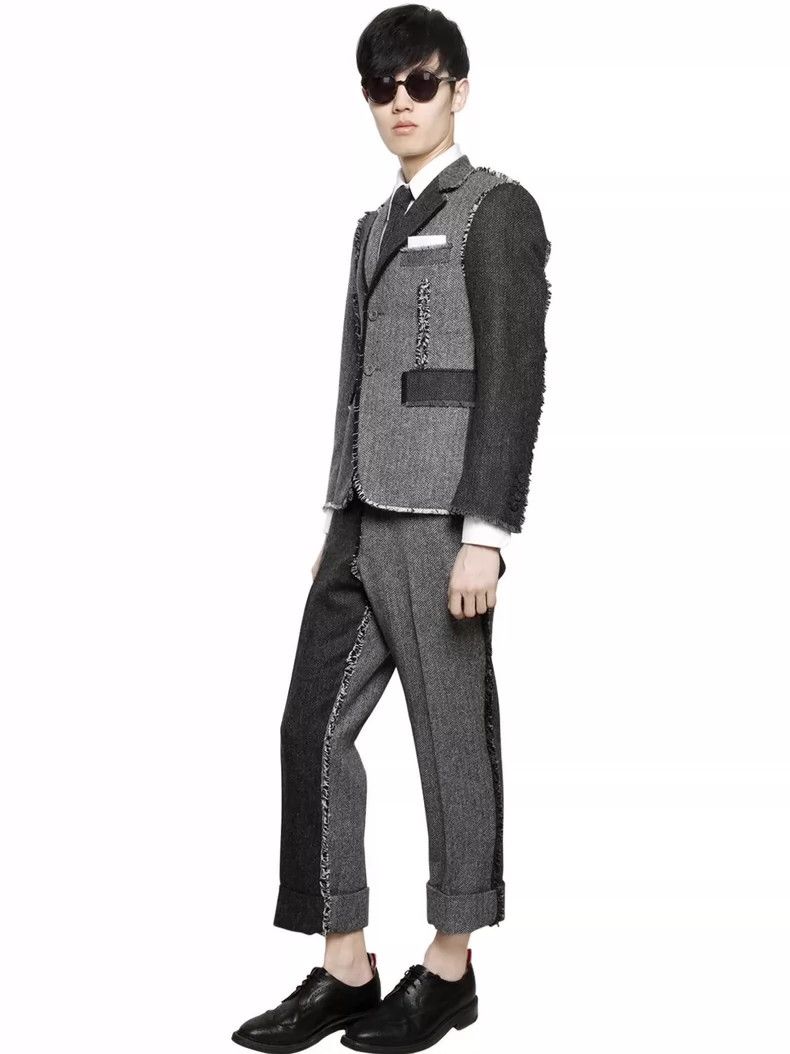 Thom Browne Thom Browne Classic Color Block Trousers-dmc Size US 30 / EU 46 - 3 Thumbnail