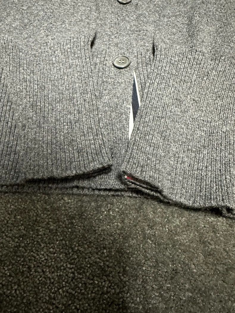 Thom Browne Thom Browne Gray Cashmere Cardigan Sweater-dmc Size US XXL / EU 58 / 5 - 3 Thumbnail