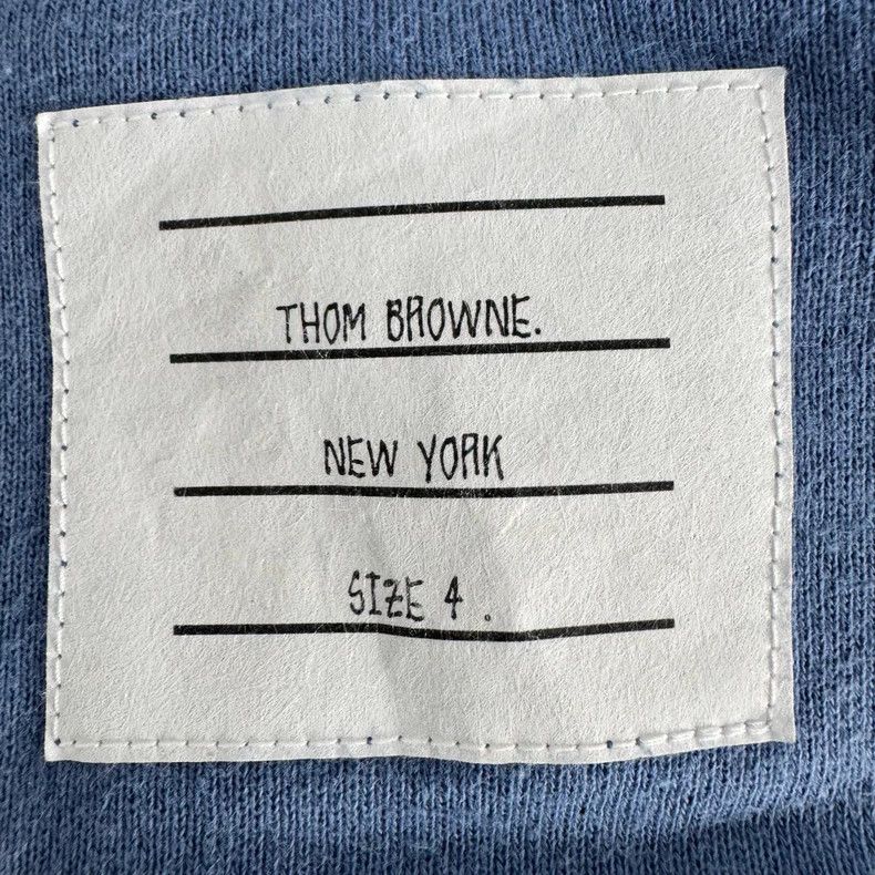 Thom Browne Thom Browne Blue Striped Hoodie-dmc Size US M / EU 48-50 / 2 - 4 Thumbnail