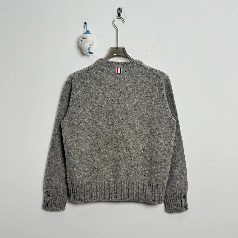 Thom Browne Thom Browne Grey Wool Sweater-dmc Size US M / EU 48-50 / 2 - 3 Thumbnail