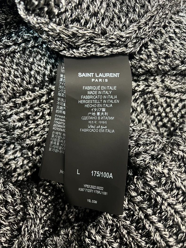 Saint Laurent Paris Saint Laurent High Neck Knit Sweater-dmc Size US L / EU 52-54 / 3 - 5 Thumbnail