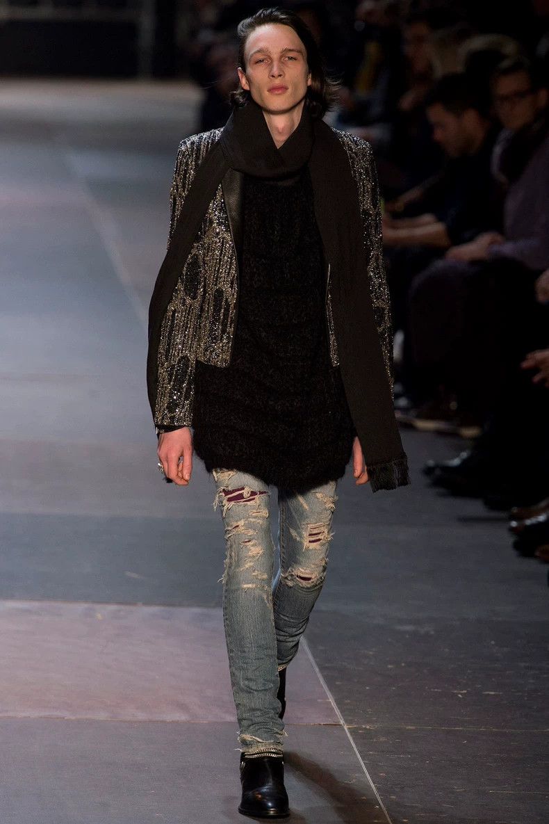 Saint Laurent Paris Rare Saint Laurent Black Knit Cardigan-dmc Size US S / EU 44-46 / 1 - 5 Thumbnail