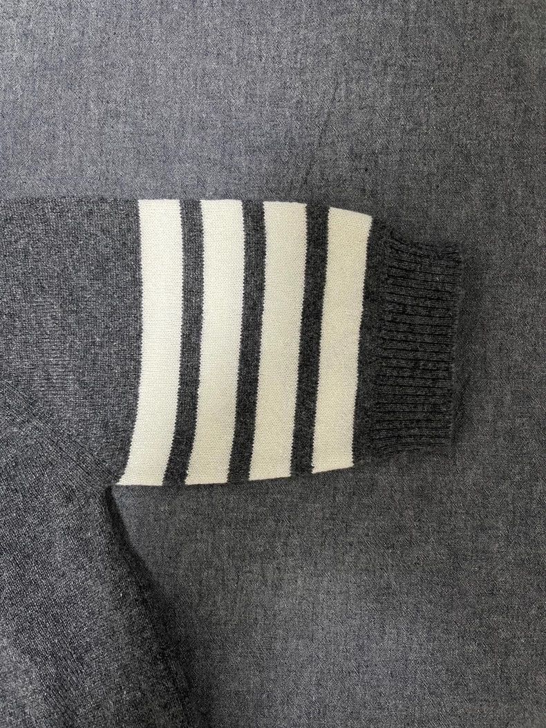 Thom Browne Short-sleeve Gray Cashmere Sweater-dmc Size US S / EU 44-46 / 1 - 3 Thumbnail