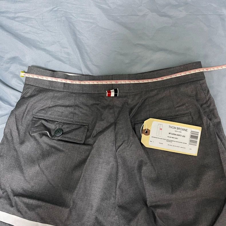 Thom Browne Thom Browne Gray Track Pants-dmc Size US 26 / EU 42 - 7 Thumbnail