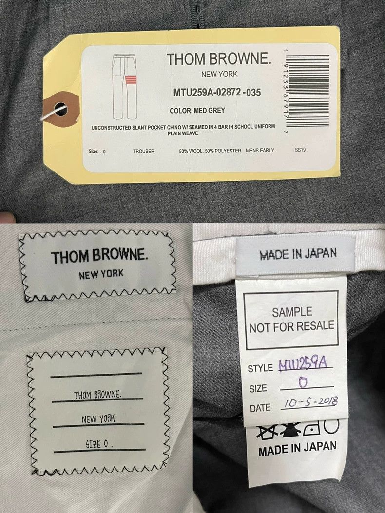 Thom Browne Thom Browne Gray Track Pants-dmc Size US 26 / EU 42 - 6 Thumbnail