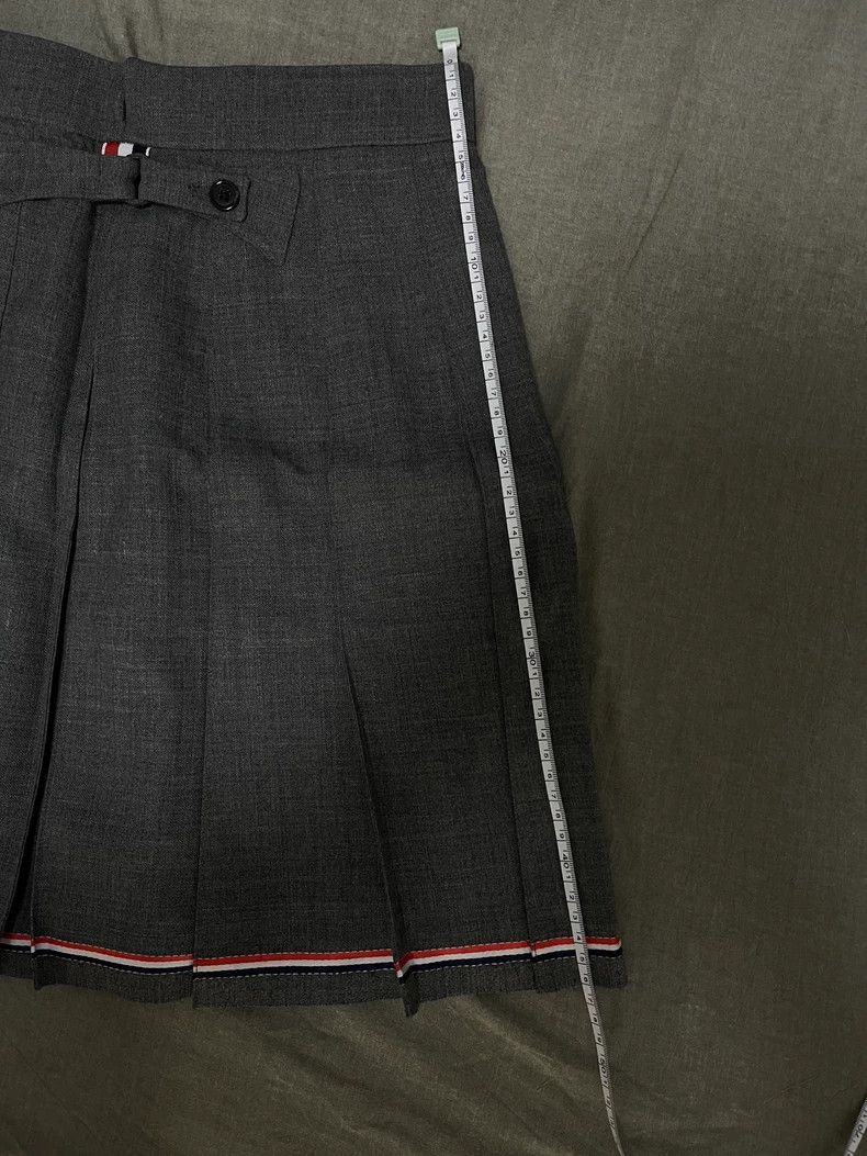 Thom Browne Thom Browne Pleated Skirt with Color Stripe-dmc Size US 38 / EU 54 - 7 Thumbnail