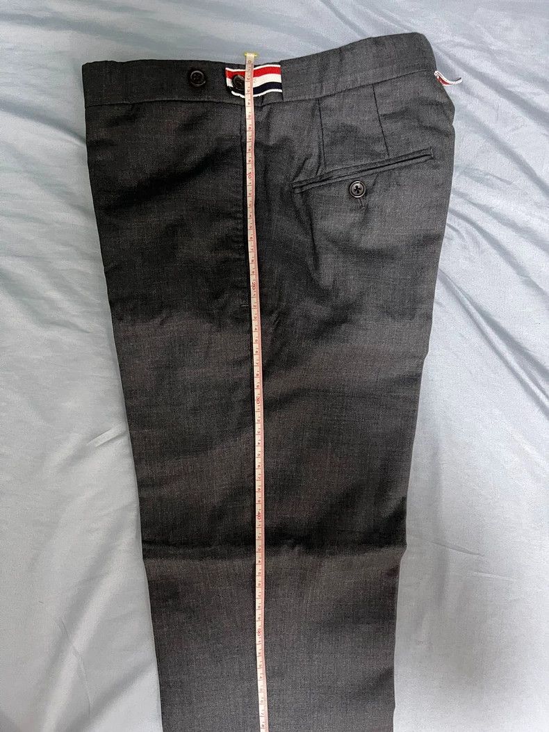 Thom Browne Thom Browne Slim Fit Wool Trousers-dmc Size US 26 / EU 42 - 8 Thumbnail