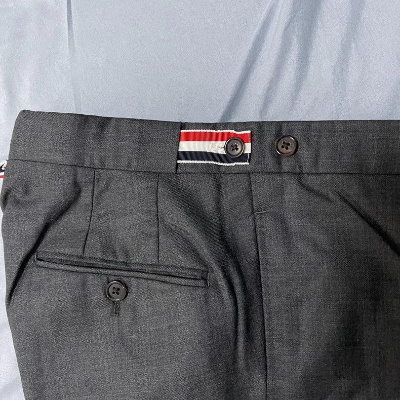 Thom Browne Thom Browne Slim Fit Wool Trousers-dmc Size US 26 / EU 42 - 5 Thumbnail