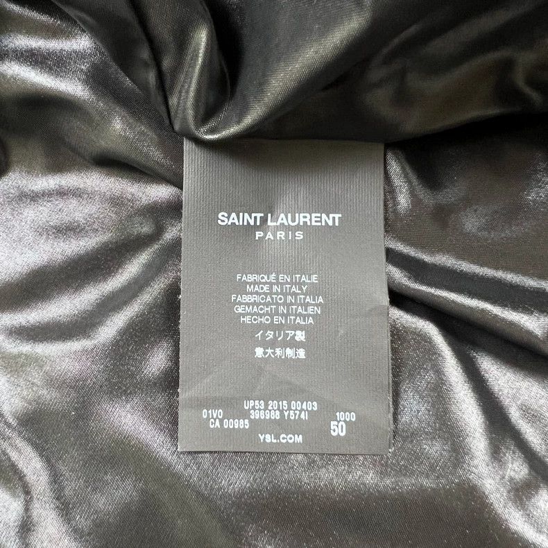 Saint Laurent Paris Saint Laurent Black Cotton Jacket-dmc Size US L / EU 52-54 / 3 - 5 Thumbnail