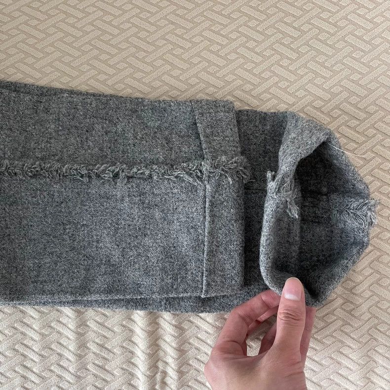 Thom Browne Thom Browne Frayed Edge Wool Trousers-dmc Size US 30 / EU 46 - 4 Thumbnail