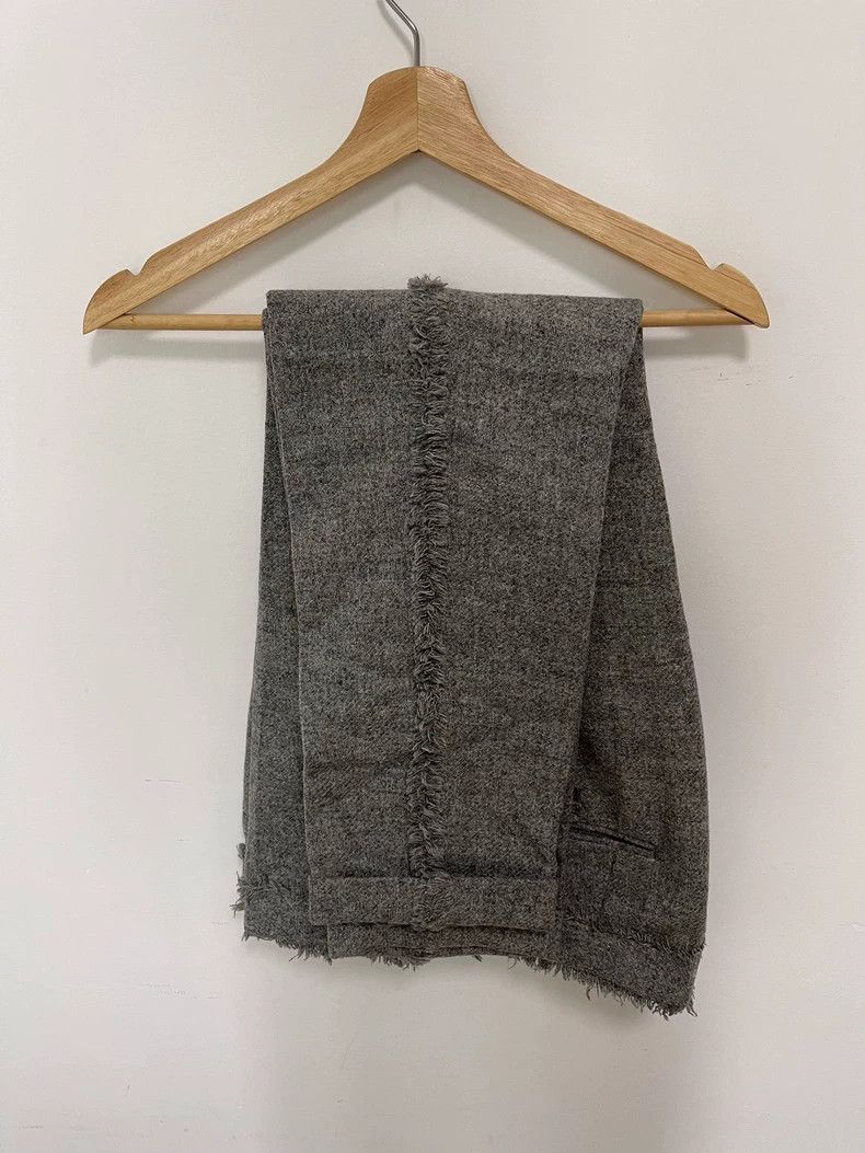 Thom Browne Thom Browne Frayed Edge Wool Trousers-dmc Size US 30 / EU 46 - 5 Thumbnail