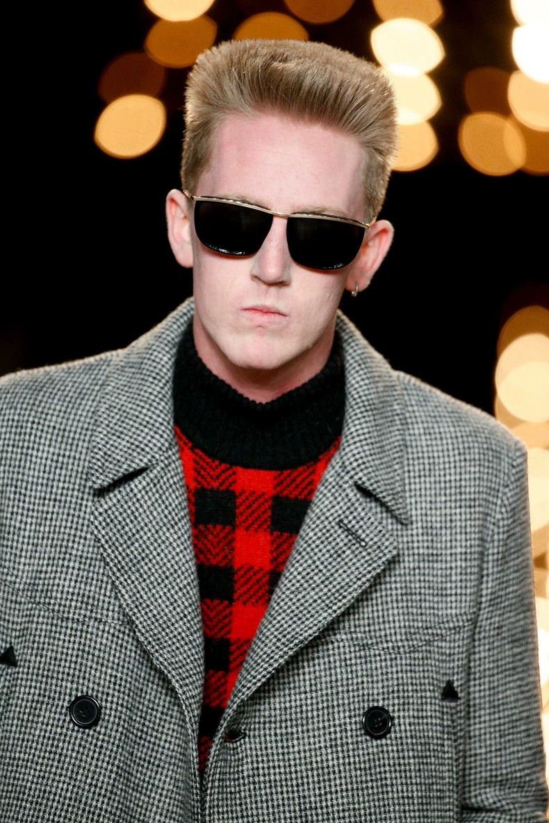 Saint Laurent Paris Saint Laurent Double-Breasted Houndstooth Coat-dmc Size US M / EU 48-50 / 2 - 6 Thumbnail