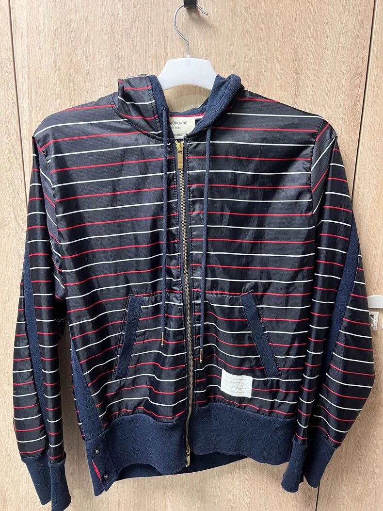 Thom Browne Thom Browne Striped Hooded Jacket-dmc Size US M / EU 48-50 / 2 - 2 Thumbnail