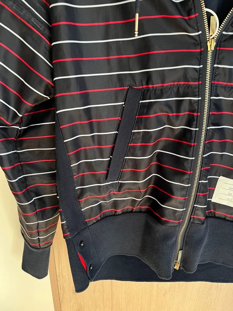 Thom Browne Thom Browne Striped Hooded Jacket-dmc Size US M / EU 48-50 / 2 - 4 Thumbnail