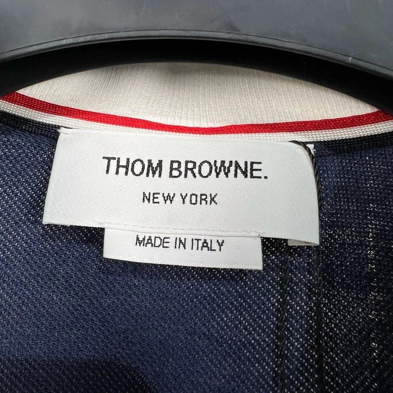 Thom Browne Thom Browne Blue Short Sleeve Polo Shirt-dmc Size US M / EU 48-50 / 2 - 5 Thumbnail
