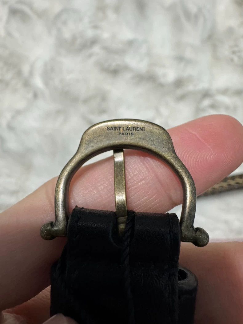 Saint Laurent Paris Saint Laurent YSL Padded Leather Belt-dmc Size ONE SIZE - 8 Thumbnail