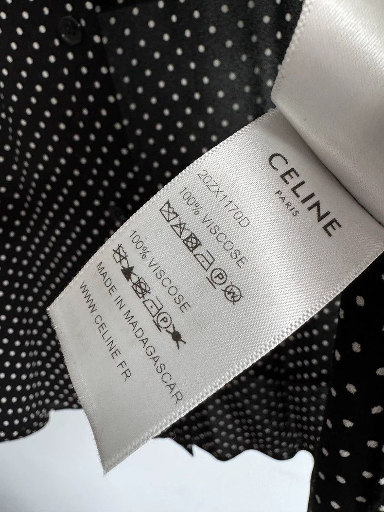 Celine Classic Polka Dot Shirt by Celine-dmc Size US M / EU 48-50 / 2 - 5 Thumbnail