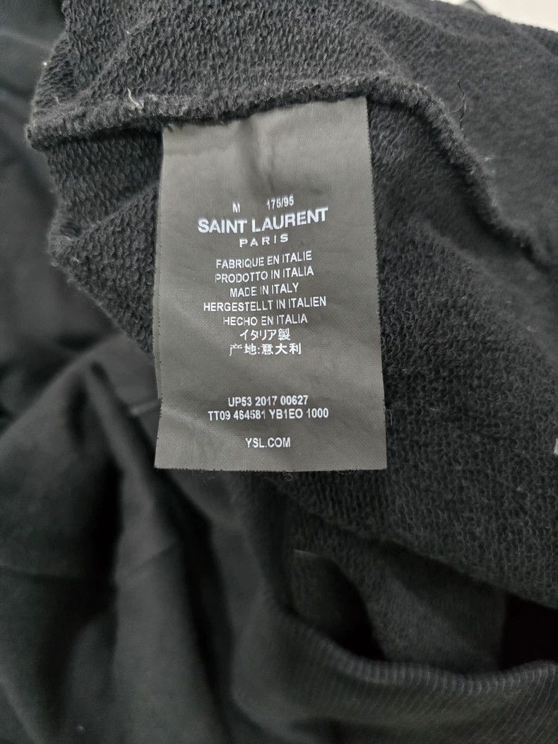 Saint Laurent Paris Saint Laurent Black Logo Hoodie M Size-dmc Size US M / EU 48-50 / 2 - 3 Thumbnail