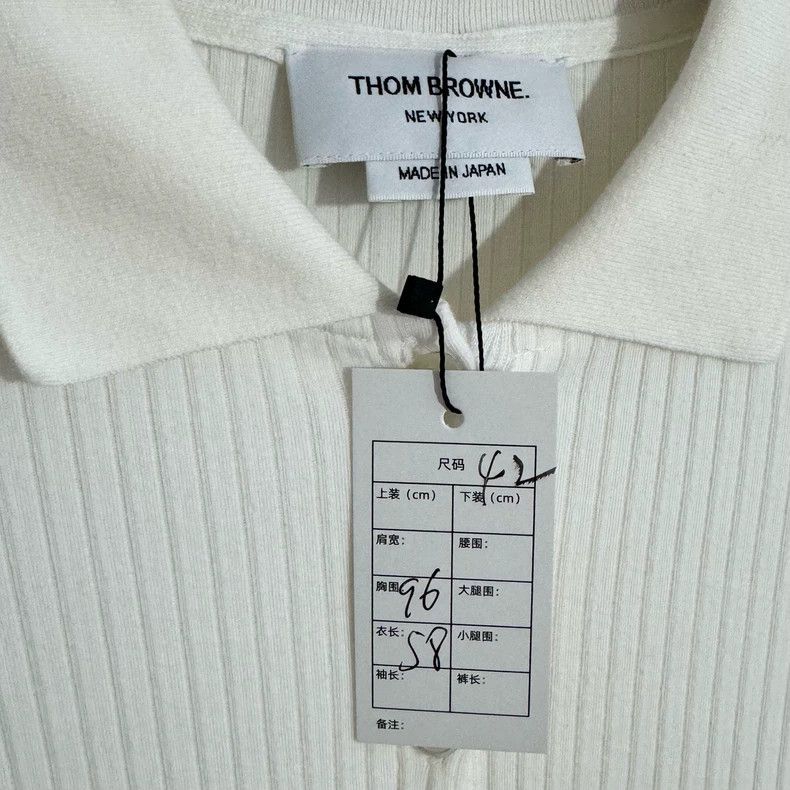 Thom Browne Classic Striped Knit Polo Shirt by Thom Browne-dmc Size US M / EU 48-50 / 2 - 2 Thumbnail