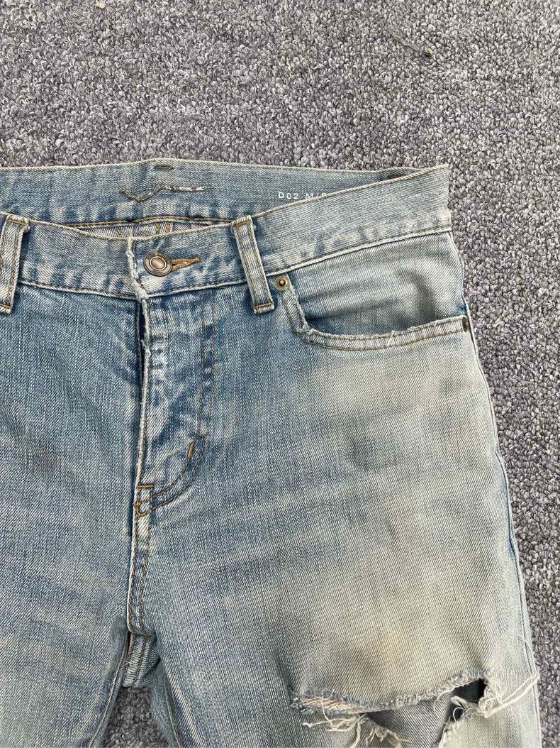 Saint Laurent Paris Saint Laurent Distressed Blue Denim Jeans-dmc Size US 28 / EU 44 - 5 Thumbnail