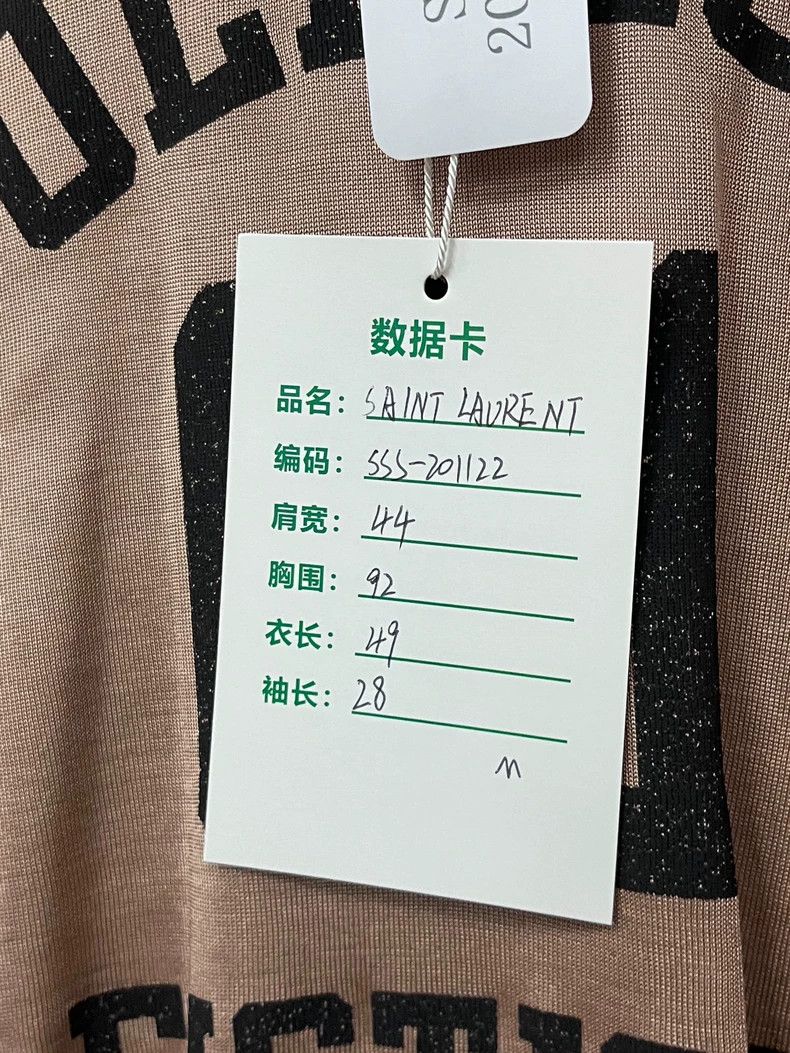 Saint Laurent Paris Saint Laurent Short Sleeve Top-dmc Size US M / EU 48-50 / 2 - 7 Thumbnail