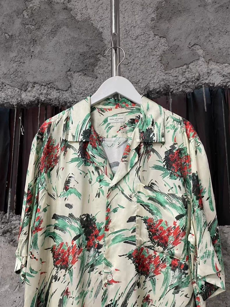 Dries Van Noten Short Sleeve Floral Print Shirt-dmc Size US M / EU 48-50 / 2 - 3 Thumbnail