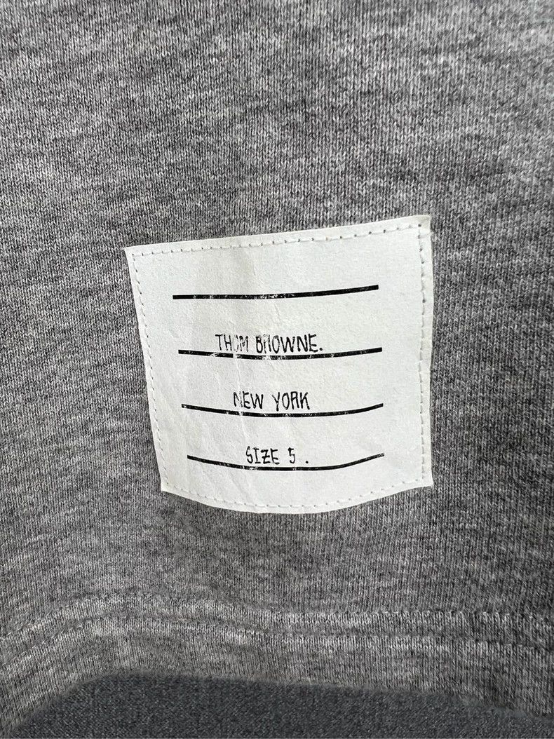 Thom Browne Gray Thom Browne Shorts with Four Stripes-dmc Size US 30 / EU 46 - 3 Thumbnail