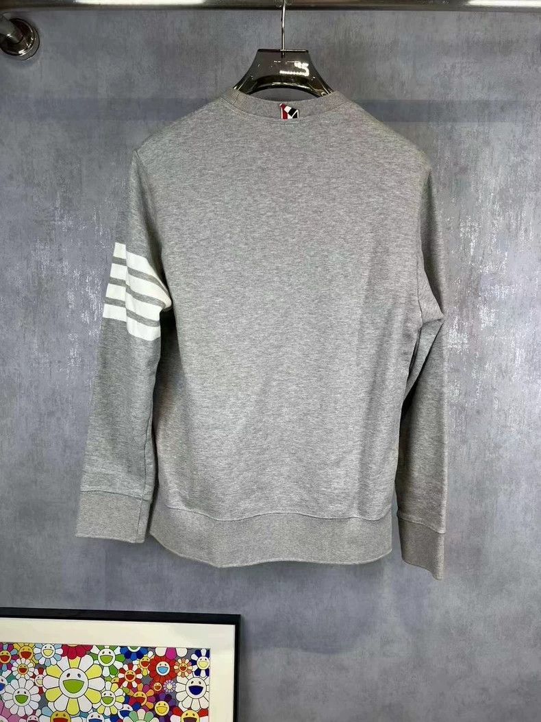 Thom Browne Thom Browne Grey Knit Sweatshirt-dmc Size US M / EU 48-50 / 2 - 2 Thumbnail