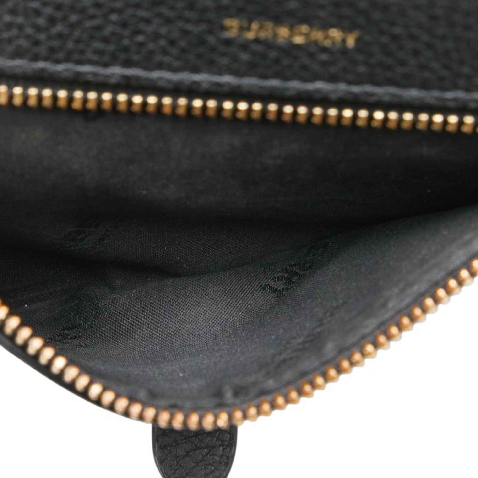 Burberry Burberry TB Bi-fold Wallet Black Leather Women's BURBERRY Size ONE SIZE - 6 Thumbnail