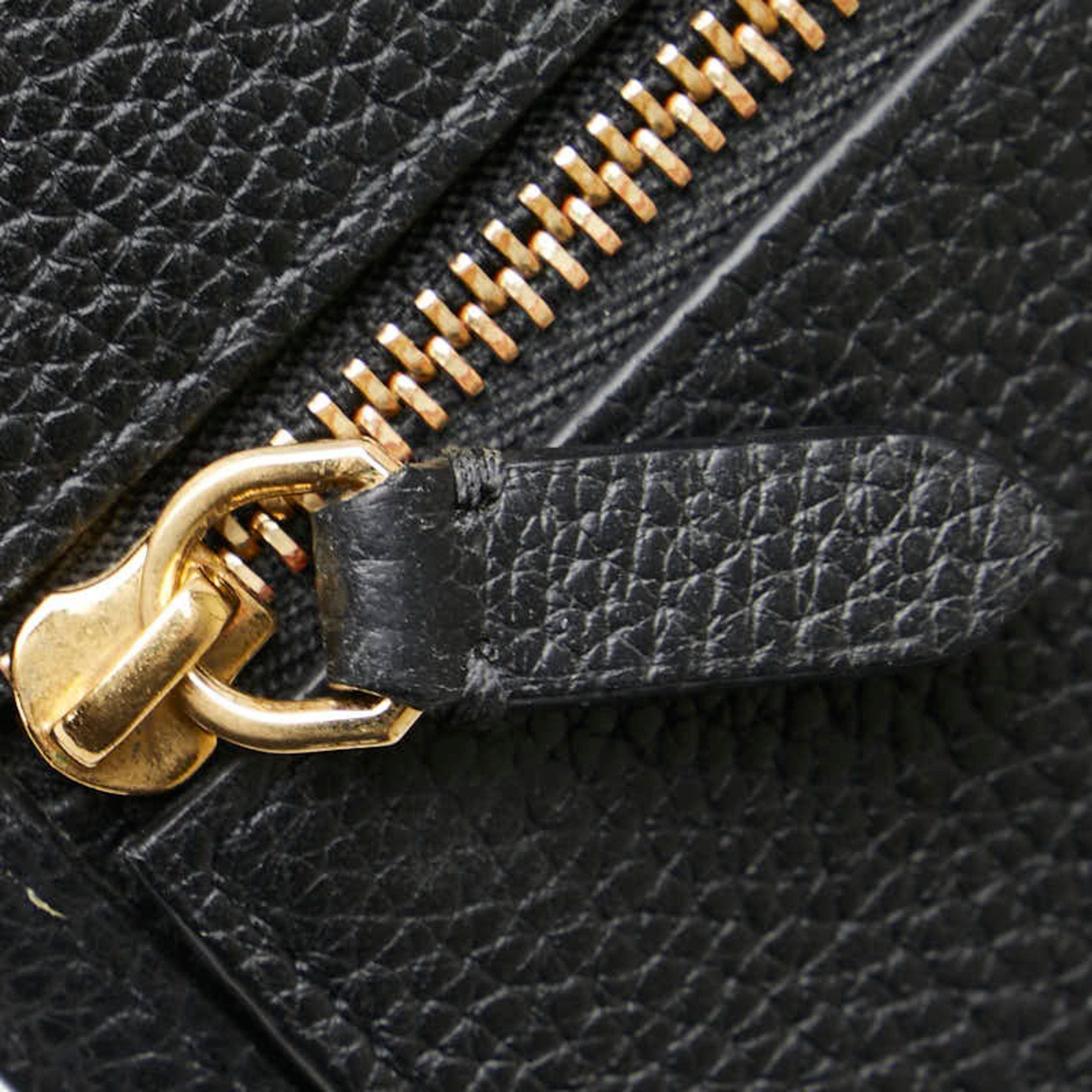 Burberry Burberry TB Bi-fold Wallet Black Leather Women's BURBERRY Size ONE SIZE - 5 Thumbnail