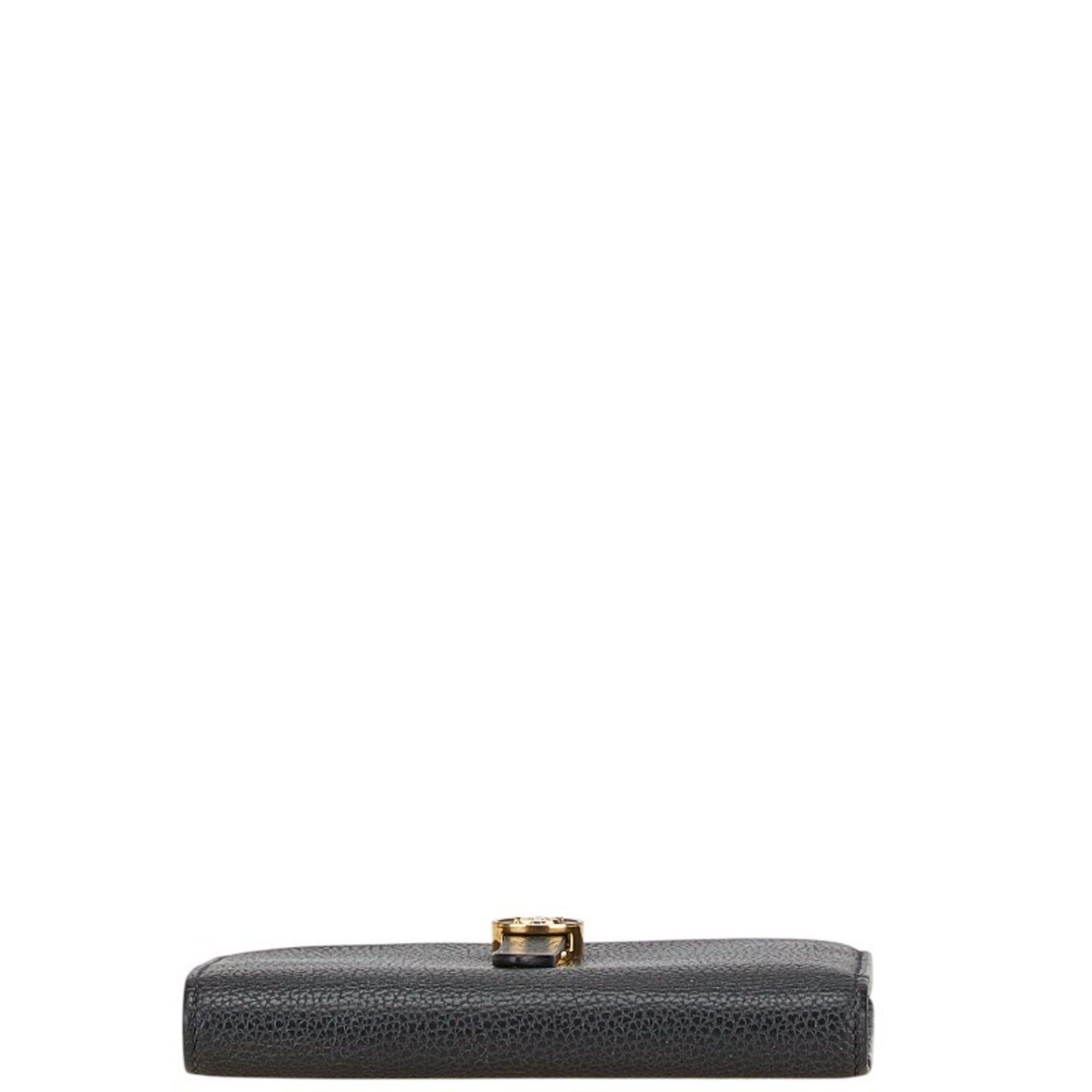 Burberry Burberry TB Bi-fold Wallet Black Leather Women's BURBERRY Size ONE SIZE - 3 Thumbnail