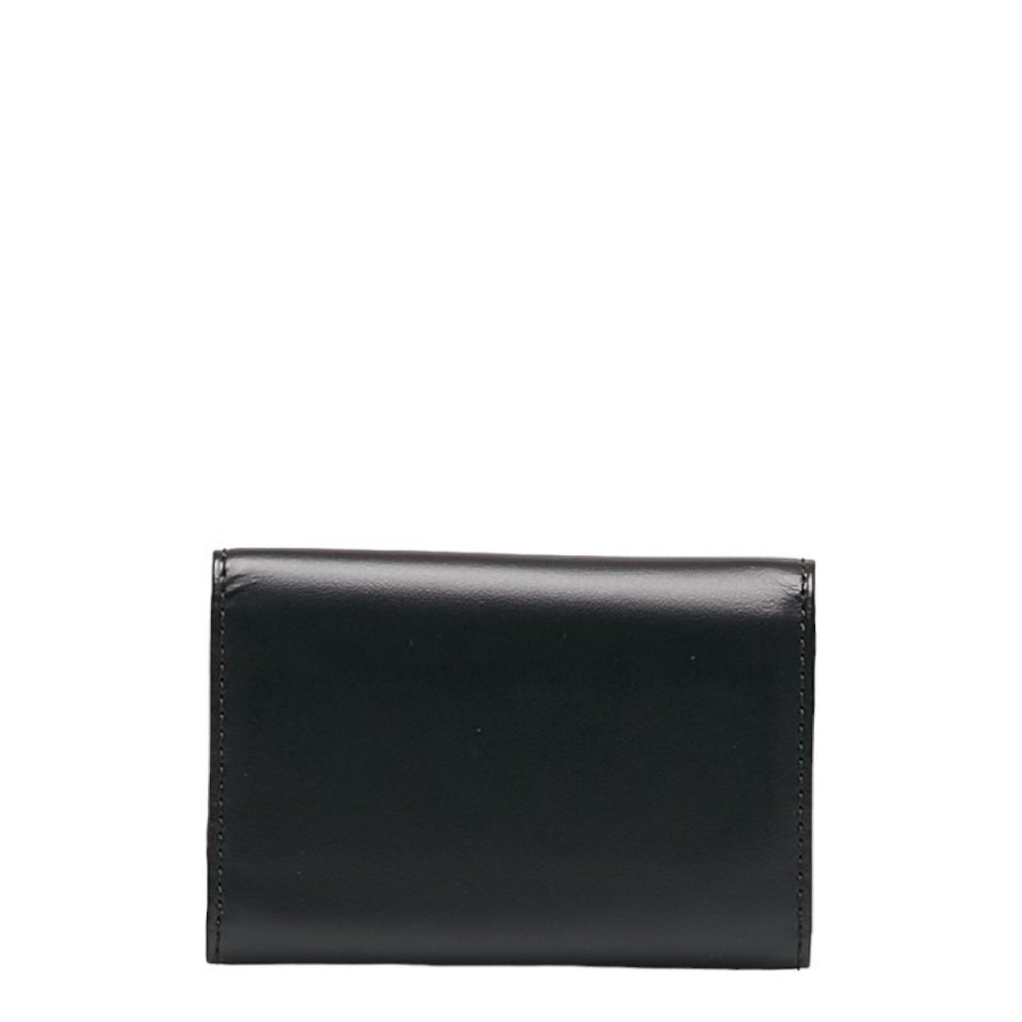 Alfred Dunhill Dunhill Oxford 6-ring key case, black leather, men's Size ONE SIZE - 3 Thumbnail
