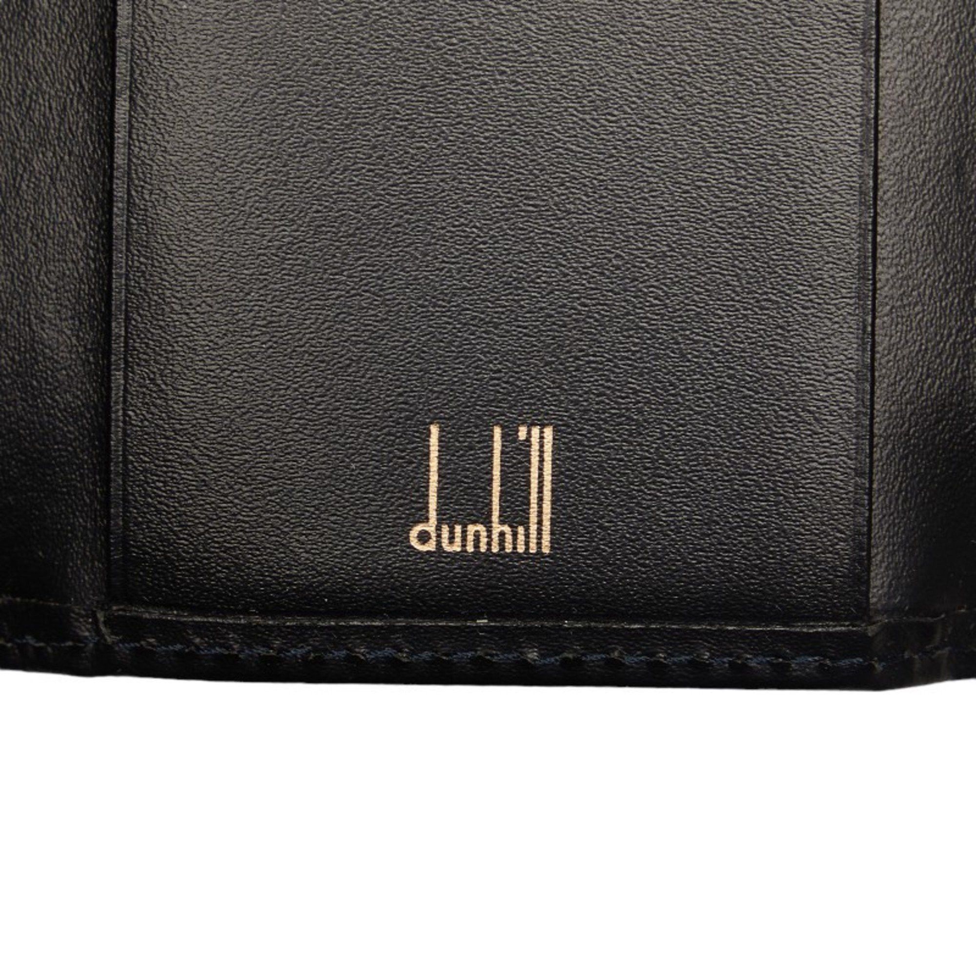 Alfred Dunhill Dunhill Oxford 6-ring key case, black leather, men's Size ONE SIZE - 7 Thumbnail
