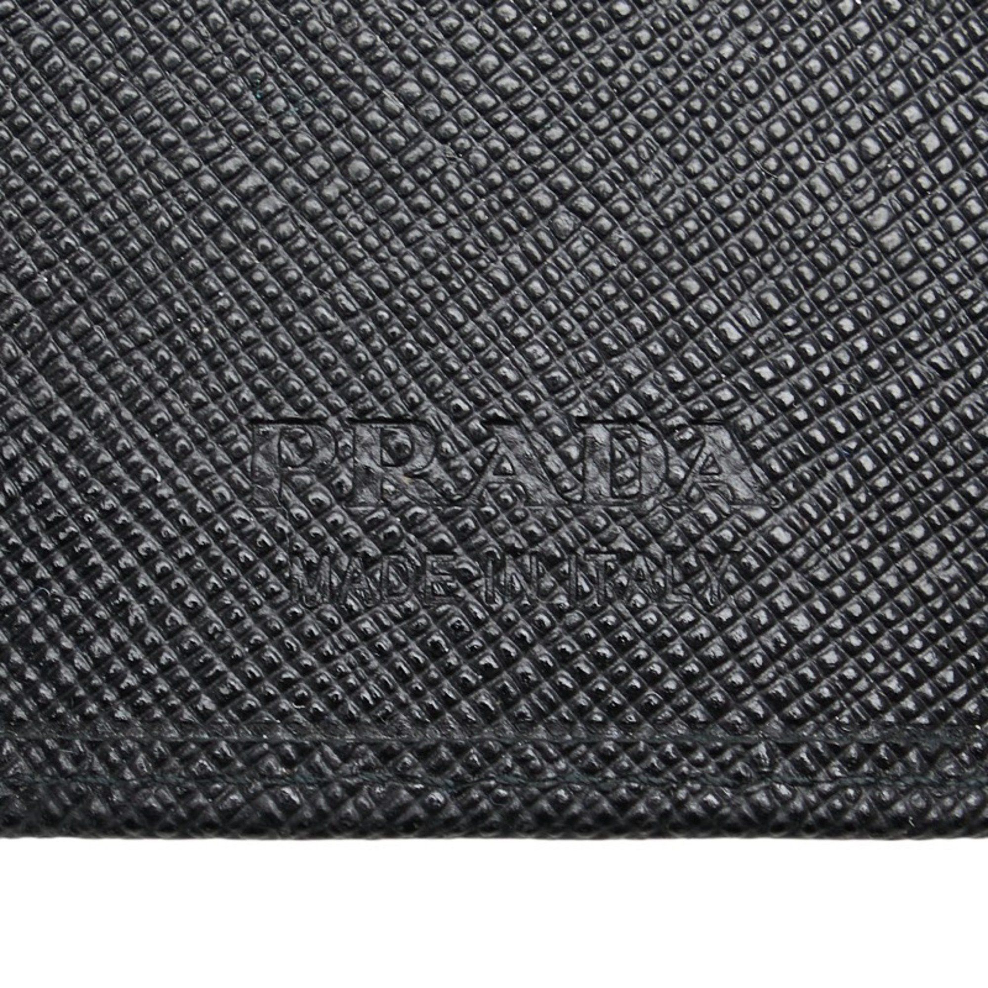 Prada PRADA 6-ring key case 2PG222 Black leather Men's Size ONE SIZE - 5 Thumbnail
