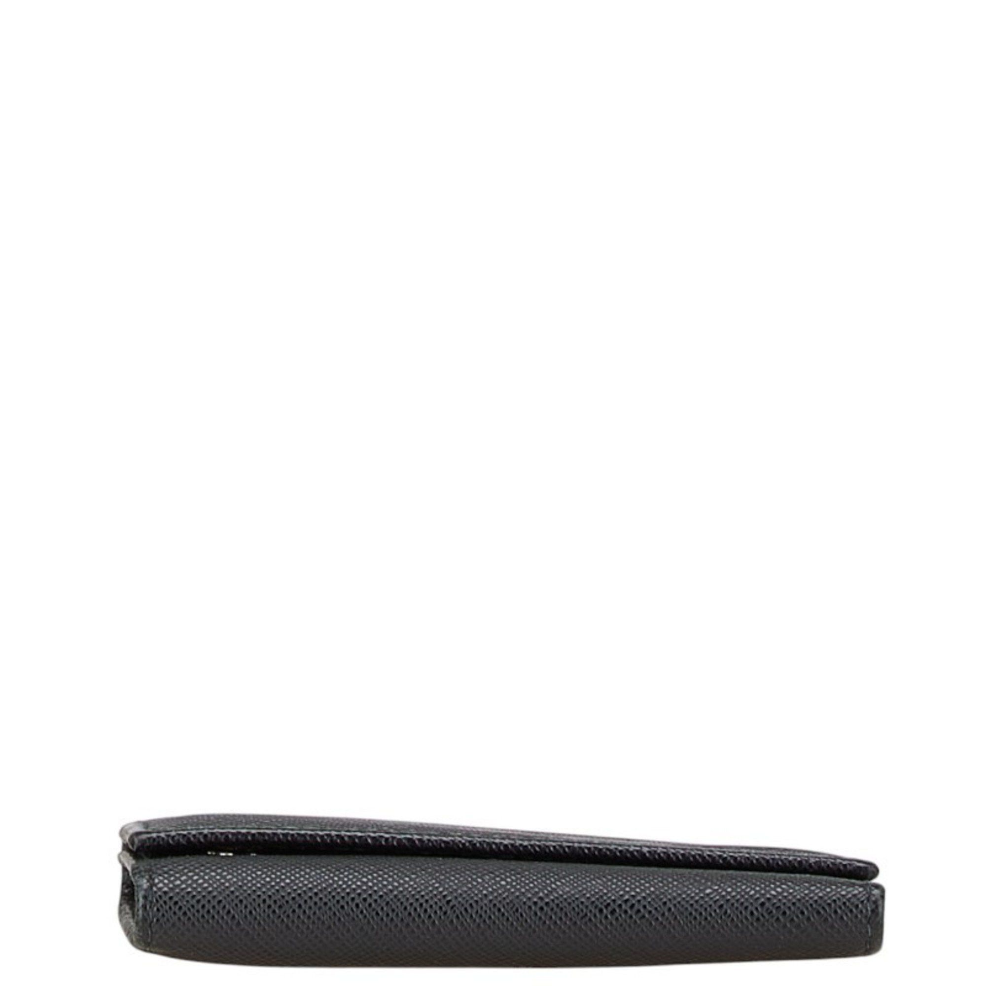 Prada PRADA 6-ring key case 2PG222 Black leather Men's Size ONE SIZE - 3 Thumbnail