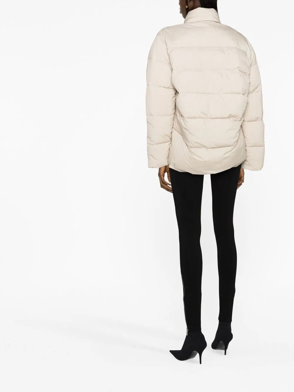 Balenciaga Unisex C- shape puffer seashall beige Size US XS / EU 42 / 0 - 2 Thumbnail