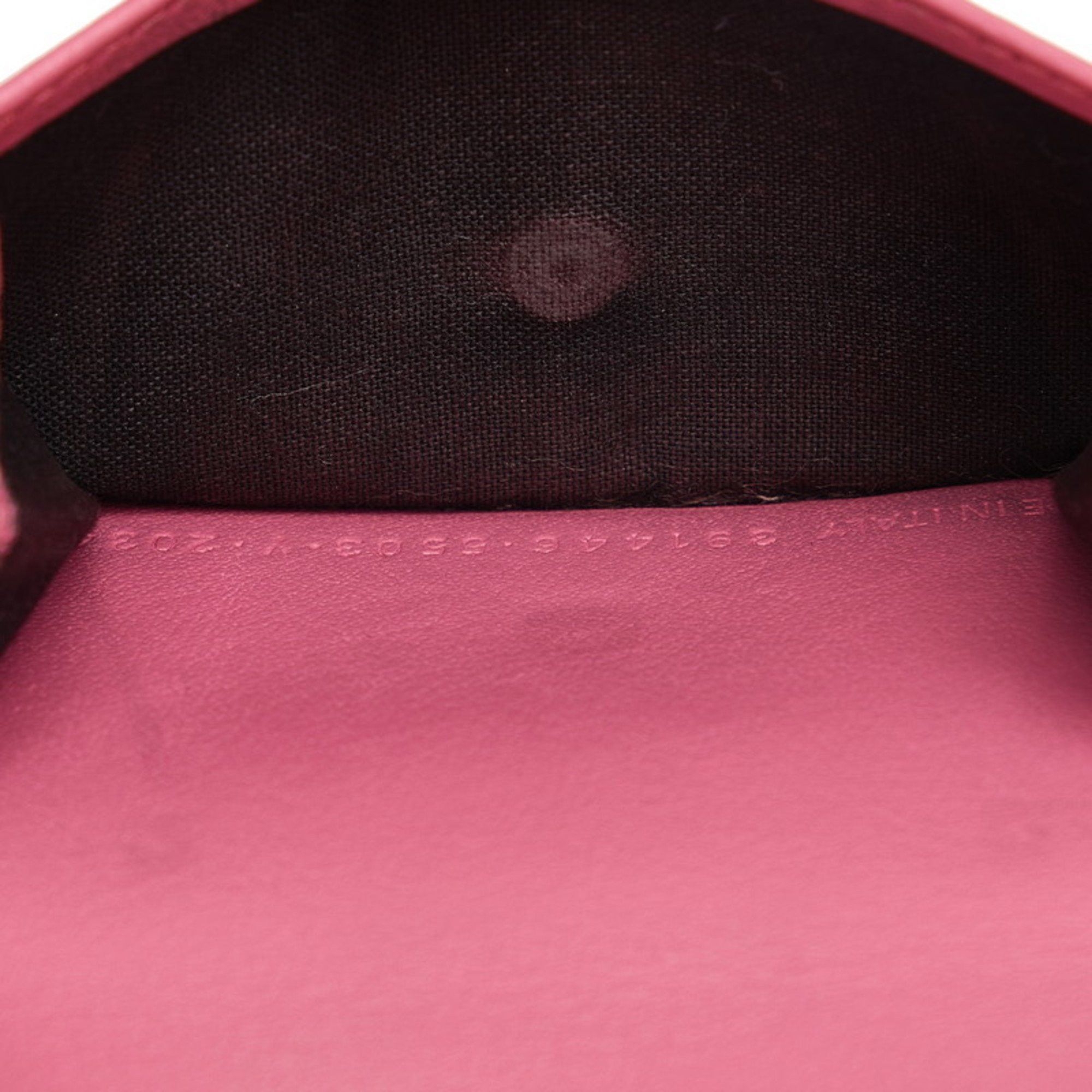 Balenciaga Balenciaga Mini Paper Wallet Bi-fold 391446 Pink Leather Women's BALENCIAGA Size ONE SIZE - 8 Thumbnail