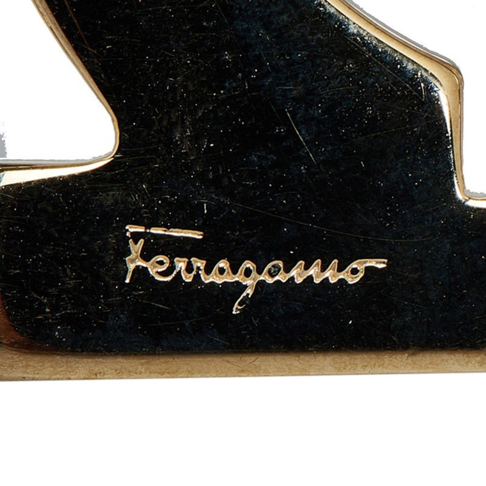 Salvatore Ferragamo Salvatore Ferragamo Gancini Keychain Gold Plated Women's Size ONE SIZE - 3 Thumbnail
