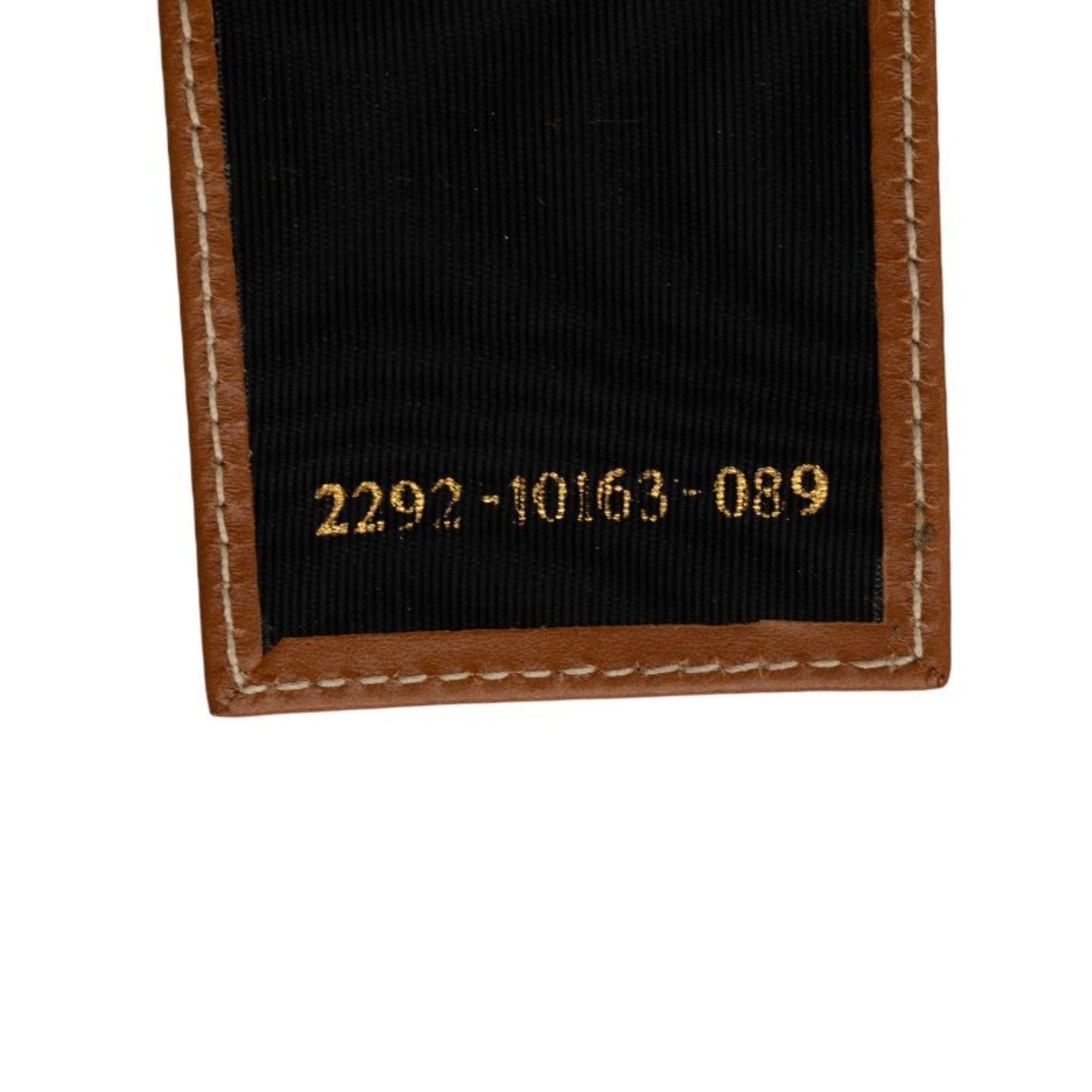 Fendi FENDI PECAN 6-ring key case holder 10163 black brown PVC leather women's Size ONE SIZE - 9 Thumbnail