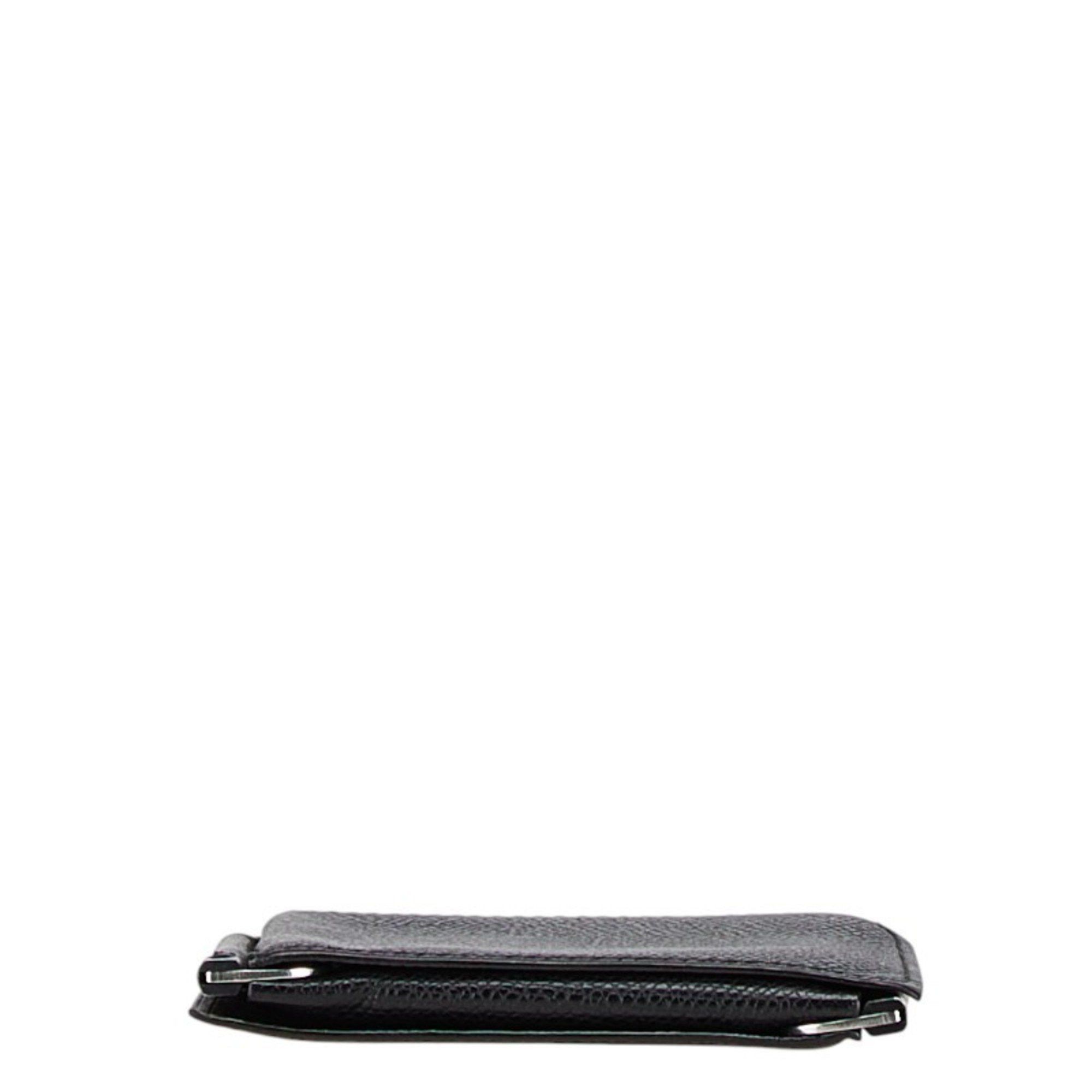 Valextra Valextra Money Clip Coin Case Black Leather Men's Size ONE SIZE - 3 Thumbnail