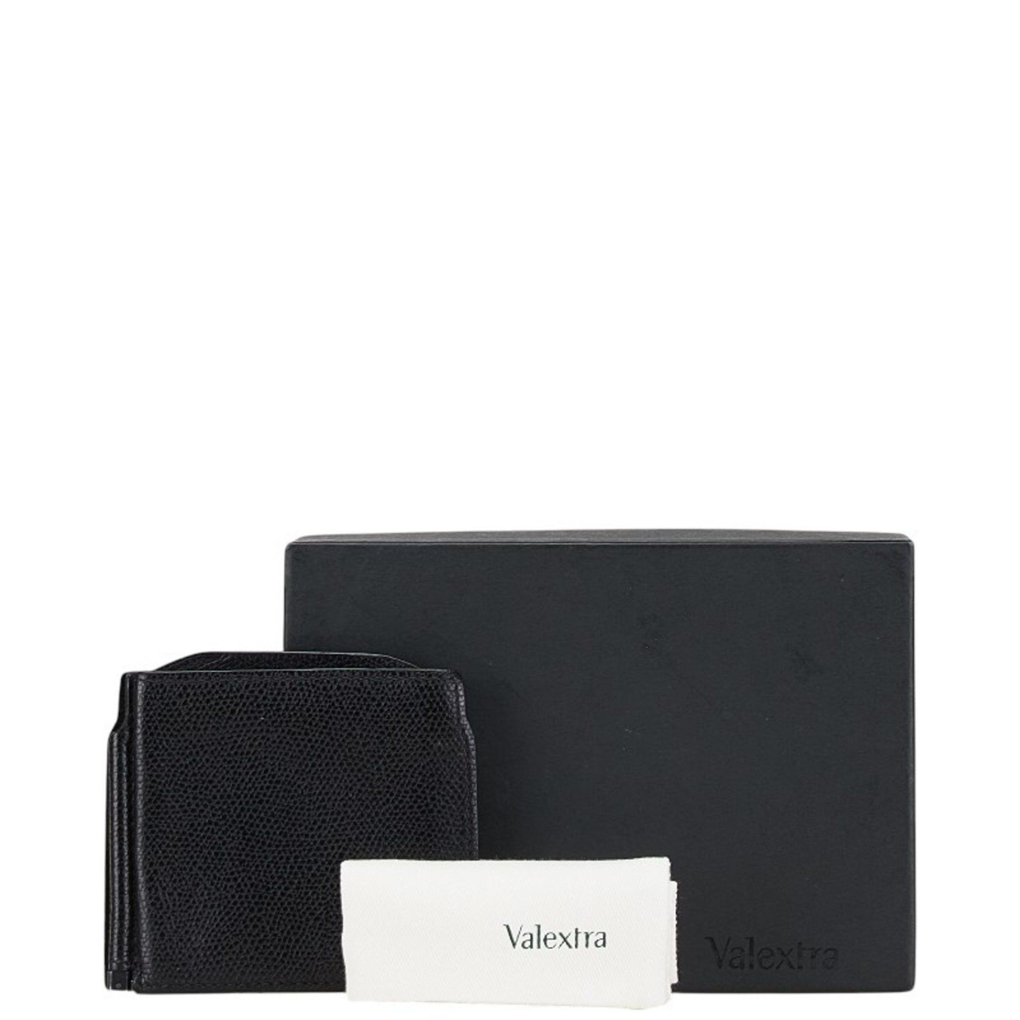 Valextra Valextra Money Clip Coin Case Black Leather Men's Size ONE SIZE - 7 Thumbnail